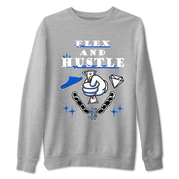 Yeezy Slide Azure shirts to match jordans Flex And Hustle sneaker match tees Yeezy Slide Azure SNRT Sneaker Tees streetwear brand Heather Grey 2 unisex cotton tee