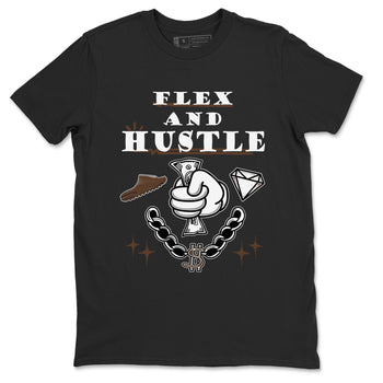Yeezy Slide Flax shirts to match jordans Flex And Hustle sneaker match tees Yeezy Slide Flax SNRT Sneaker Tees streetwear brand Black 2 unisex cotton tee