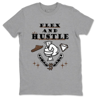 Yeezy Slide Flax shirts to match jordans Flex And Hustle sneaker match tees Yeezy Slide Flax SNRT Sneaker Tees streetwear brand Heather Grey 2 unisex cotton tee