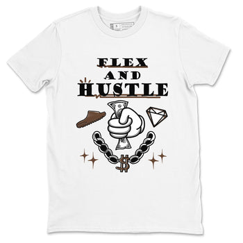 Yeezy Slide Flax shirts to match jordans Flex And Hustle sneaker match tees Yeezy Slide Flax SNRT Sneaker Tees streetwear brand White 2 unisex cotton tee