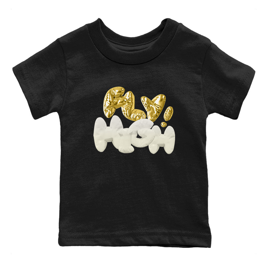 AJ4 Sail shirt to match jordans Fly High sneaker tees 4s SailSNRT sneaker release tees baby toddler Black 2 cotton Shirt