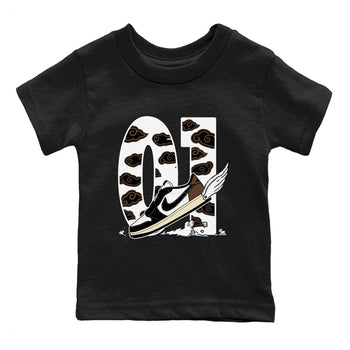 1s Mocha shirts to match jordans Fly To The Clouds sneaker match tees Air Jordan 1 Mocha SNRT Sneaker Release Tees Youth Baby Black 2 crew neck shirts