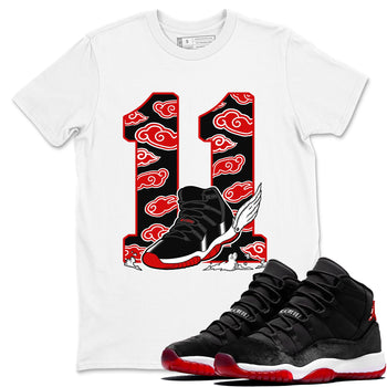 11s Bred Velvet shirts to match jordans Fly To The Clouds sneaker match tees Air Jordan 11 Retro Bred Velvet match shoes to clothes SNRT Sneaker Tees unisex cotton White 1 shirts