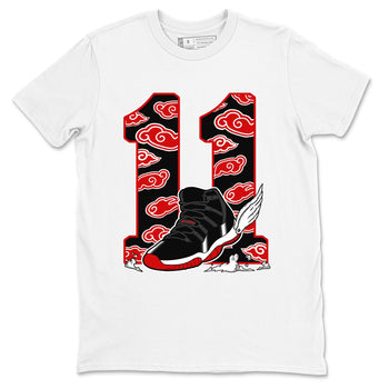 11s Bred Velvet shirts to match jordans Fly To The Clouds sneaker match tees Air Jordan 11 Retro Bred Velvet match shoes to clothes SNRT Sneaker Tees unisex cotton White 2 shirts