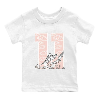 11s Legend Pink shirts to match jordans Fly To The Clouds sneaker match tees Air Jordan 11 Legend Pink SNRT Sneaker Tees streetwear brand Baby and Youth White 2 cotton tee
