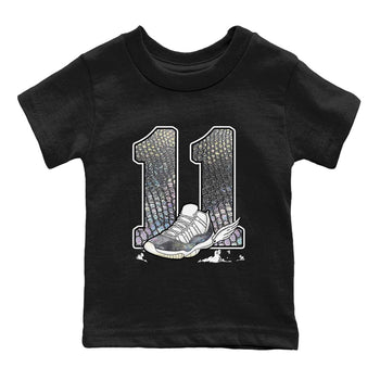 11s Year Of The Snake shirts to match jordans  Fly To The Clouds shirts to match jordans Air Jordan 11 Retro Low Year Of The Snake match shoes to clothes SNRT Sneaker Tees Youth Baby Black 2 tee
