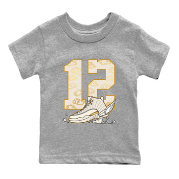 12s Phantom shirts to match jordans Fly To The Clouds sneaker match tees Air Jordan 12 WMNS Phantom match shoes to clothes SNRT Sneaker Tees Youth Baby Heather Grey 2 tee