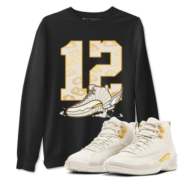 12s Phantom shirts to match jordans Fly To The Clouds sneaker match tees Air Jordan 12 WMNS Phantom match shoes to clothes SNRT Sneaker Tees unisex cotton Black 1 shirts
