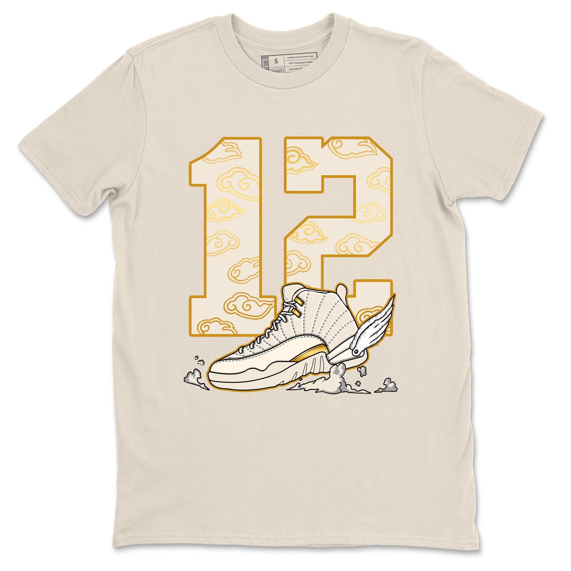 12s Phantom shirts to match jordans Fly To The Clouds sneaker match tees Air Jordan 12 WMNS Phantom match shoes to clothes SNRT Sneaker Tees unisex cotton Natural 2 shirts
