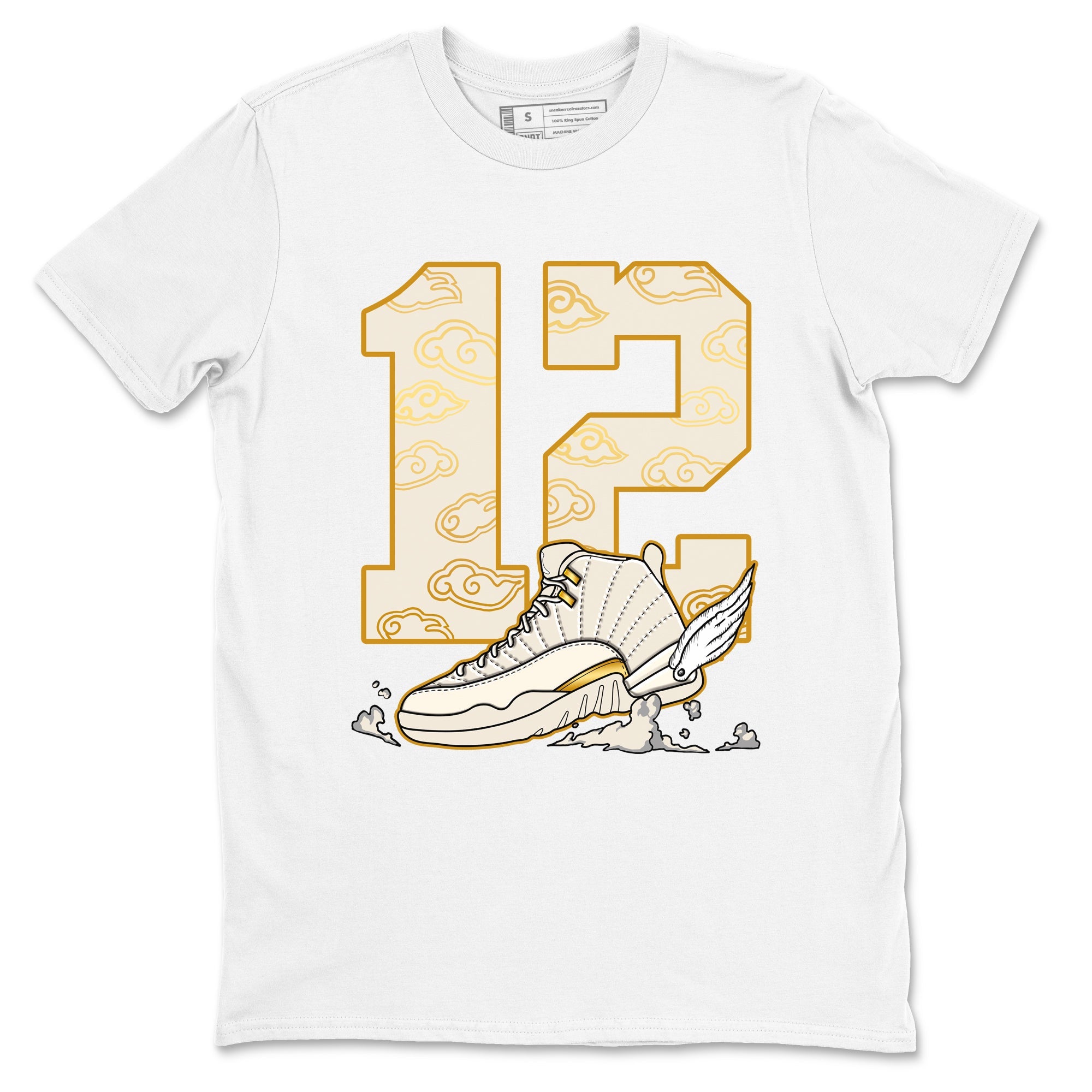 12s Phantom shirts to match jordans Fly To The Clouds sneaker match tees Air Jordan 12 WMNS Phantom match shoes to clothes SNRT Sneaker Tees unisex cotton White 2 shirts