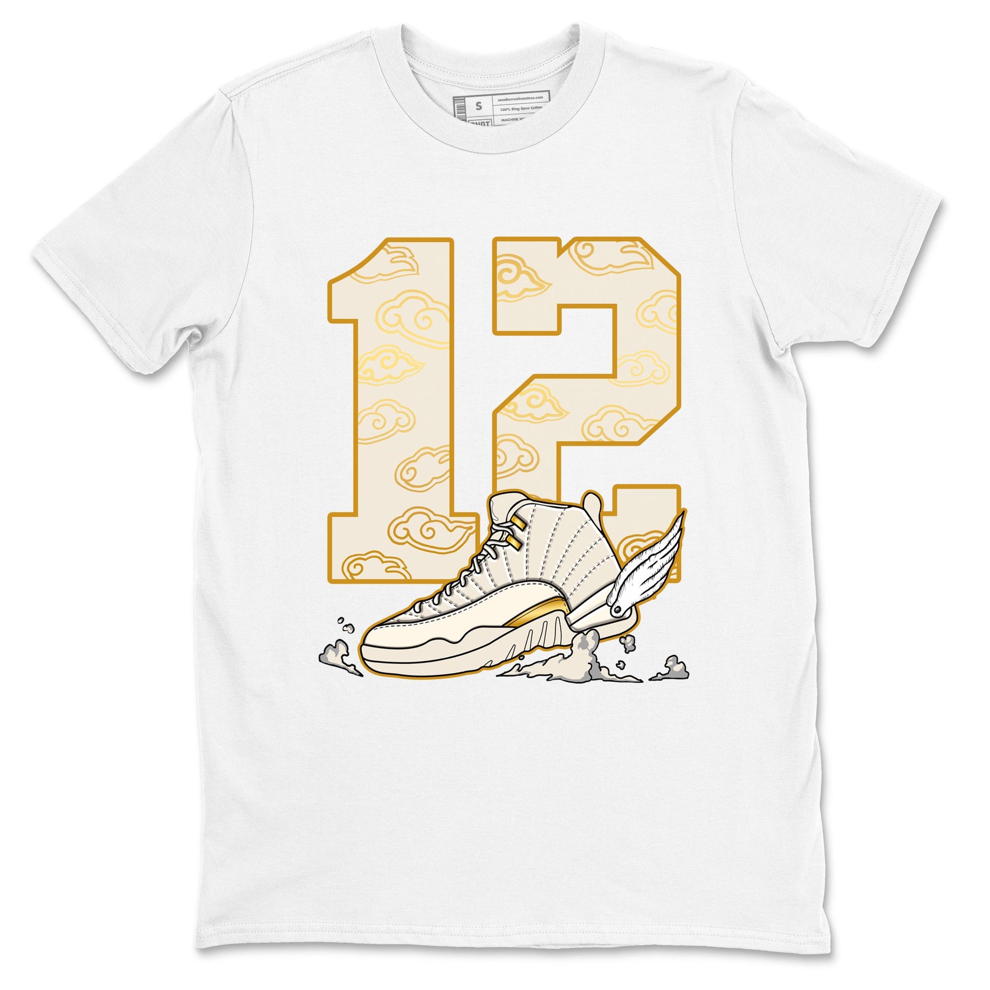 12s Phantom shirts to match jordans Fly To The Clouds sneaker match tees Air Jordan 12 WMNS Phantom match shoes to clothes SNRT Sneaker Tees unisex cotton White 2 shirts
