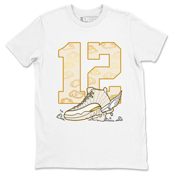 12s Phantom shirts to match jordans Fly To The Clouds sneaker match tees Air Jordan 12 WMNS Phantom match shoes to clothes SNRT Sneaker Tees unisex cotton White 2 shirts