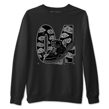 4s Black Cat shirts to match jordans Fly To The Clouds sneaker match tees Air Jordan 4 Black Cat match shoes to clothes SNRT Sneaker Tees unisex cotton Black 2 shirts