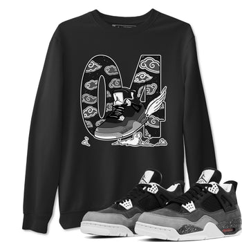4s Fear shirts to match jordans Fly To The Clouds sneaker match tees Air Jordan 4 Retro Fear match shoes to clothes SNRT Sneaker Tees unisex cotton Black 1 shirts