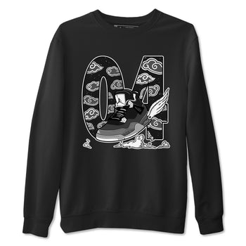 4s Fear shirts to match jordans Fly To The Clouds sneaker match tees Air Jordan 4 Retro Fear match shoes to clothes SNRT Sneaker Tees unisex cotton Black 2 shirts