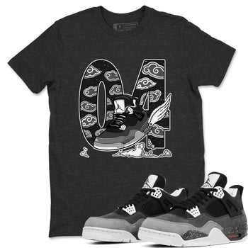 4s Fear shirts to match jordans Fly To The Clouds sneaker match tees Air Jordan 4 Retro Fear match shoes to clothes SNRT Sneaker Tees unisex cotton Charcoal Heather 1 shirts