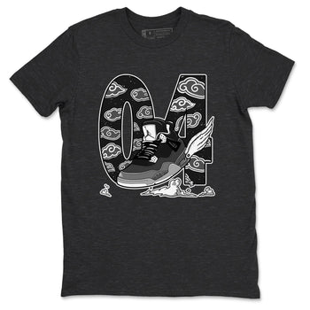 4s Fear shirts to match jordans Fly To The Clouds sneaker match tees Air Jordan 4 Retro Fear match shoes to clothes SNRT Sneaker Tees unisex cotton Charcoal Heather 2 shirts