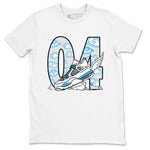 4s Military Blue shirt to match jordans Fly To The Clouds sneaker tees Air Jordan 4 Military Blue SNRT Sneaker Release Tees unisex cotton White 2 crew neck shirt