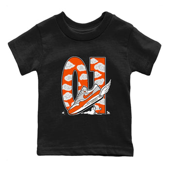 Air Max 1 OG '86 'Summit White and Cosmic Clay shirts to match jordans Fly To The Clouds sneaker match tees Air Max 1 Cosmic Clay match shoes to clothes SNRT Sneaker Tees Youth Baby Black 2 tee
