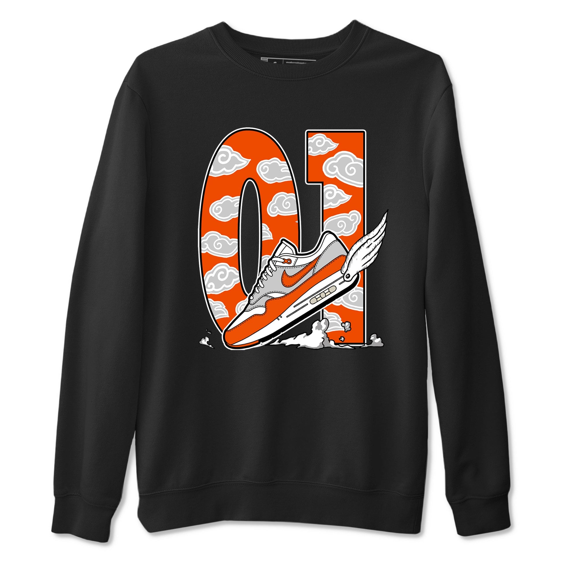Air Max 1 OG '86 'Summit White and Cosmic Clay shirts to match jordans Fly To The Clouds sneaker match tees Air Max 1 Cosmic Clay match shoes to clothes SNRT Sneaker Tees unisex cotton Black 2 shirts