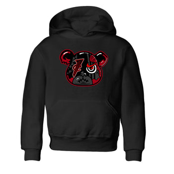 Sneaker match tees – Sneaker Tees To Match Air Foamposite Cough Drop Shoes – Foamposite Bear Kids T-Shirt Black 2