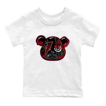 Sneaker match tees – Sneaker Tees To Match Air Foamposite Cough Drop Shoes – Foamposite Bear Kids T-Shirt White 2