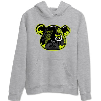 Foams One Black Volt shirts to match jordans Foamposite Bear sneaker match tees Air Foamposite One Black and Volt match shoes to clothes SNRT Sneaker Tees unisex cotton Heather Grey 2 shirts