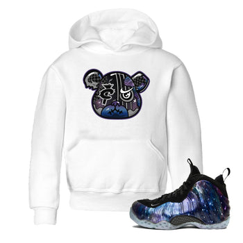 Air Foamposite One Galaxy Shirts To Match Jordans Foamposite Bear Sneaker Shirts Air Foamposite 1 Galaxy SNRT Sneaker Release Tees Baby Youth Toddler White 1 crew neck shirts