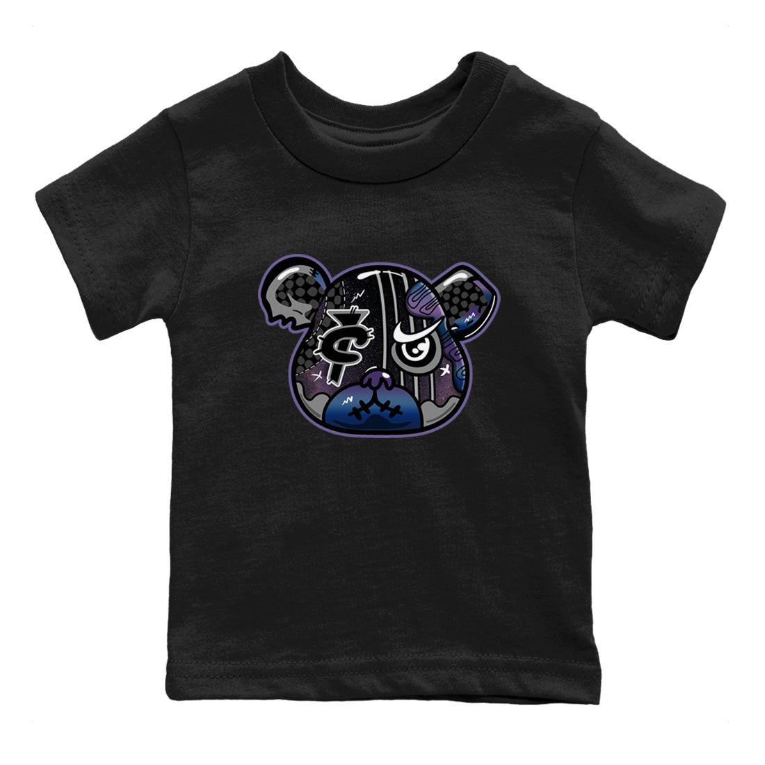 Air Foamposite One Galaxy Shirts To Match Jordans Foamposite Bear Sneaker Shirts Air Foamposite 1 Galaxy SNRT Sneaker Release Tees Baby Youth Toddler Black 2 crew neck shirts