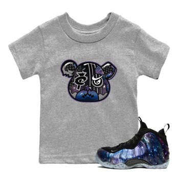 Air Foamposite One Galaxy Shirts To Match Jordans Foamposite Bear Sneaker Shirts Air Foamposite 1 Galaxy SNRT Sneaker Release Tees Baby Youth Toddler Heather Grey 1 crew neck shirts