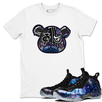 Air Foamposite One Galaxy Shirts To Match Jordans Foamposite Bear Sneaker Shirts Air Foamposite 1 Galaxy SNRT Sneaker Release Tees Unisex Cotton Crew Neck White 1 crew neck shirts