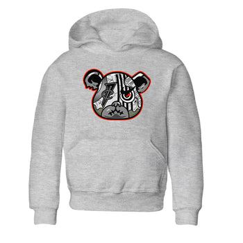 Foams One Jin shirts to match jordans Foamposite Bear sneaker match tees Air Foamposite One Jin match shoes to clothes SNRT Sneaker Tees Youth Baby Heather Grey 2 tee