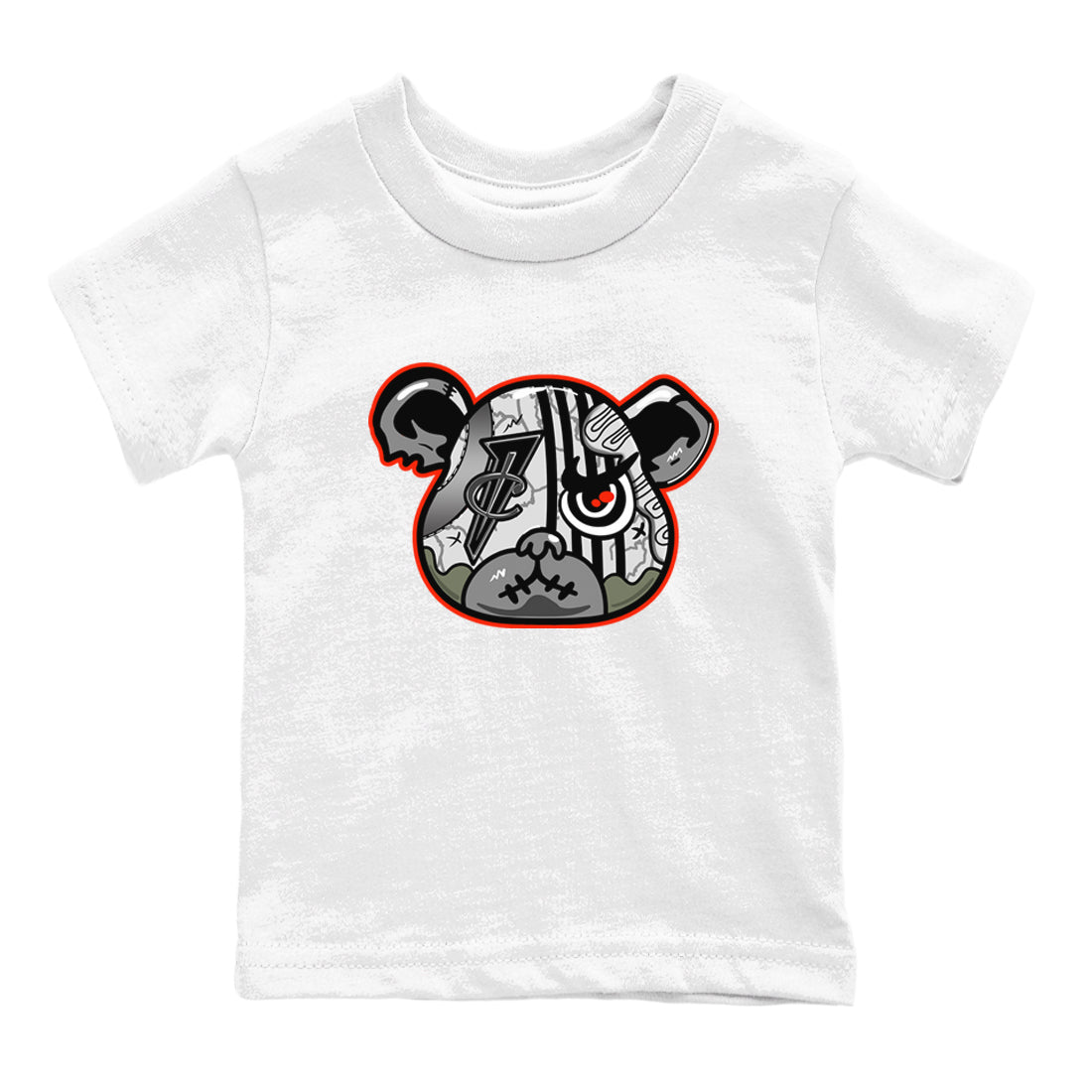 Foams One Jin shirts to match jordans Foamposite Bear sneaker match tees Air Foamposite One Jin match shoes to clothes SNRT Sneaker Tees Youth Baby White 2 tee
