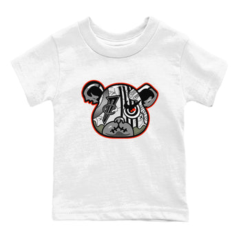Foams One Jin shirts to match jordans Foamposite Bear sneaker match tees Air Foamposite One Jin match shoes to clothes SNRT Sneaker Tees Youth Baby White 2 tee