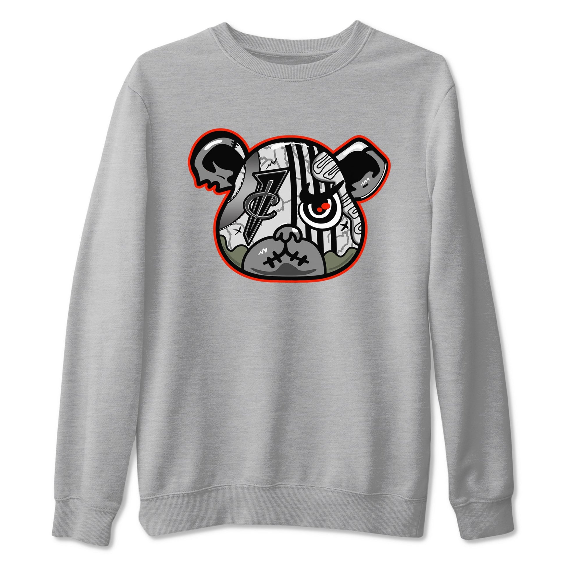 Foams One Jin shirts to match jordans Foamposite Bear sneaker match tees Air Foamposite One Jin match shoes to clothes SNRT Sneaker Tees unisex cotton Heather Grey 2 shirts