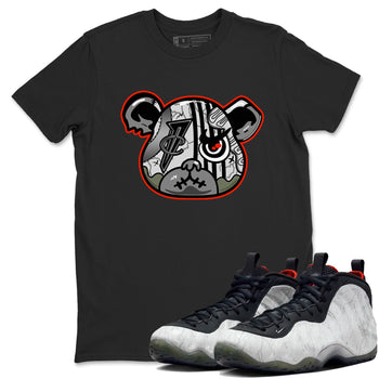 Foams One Jin shirts to match jordans Foamposite Bear sneaker match tees Air Foamposite One Jin match shoes to clothes SNRT Sneaker Tees unisex cotton Black 1 shirts