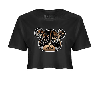 Air Foamposite 1 Metallic Copper Shirts To Match Jordans Foamposite Bear Sneaker Shirts Air Foamposite One Metallic Copper SNRT Sneaker Release Tees Unisex Cotton Crew Neck Black 2 Crop Shirts