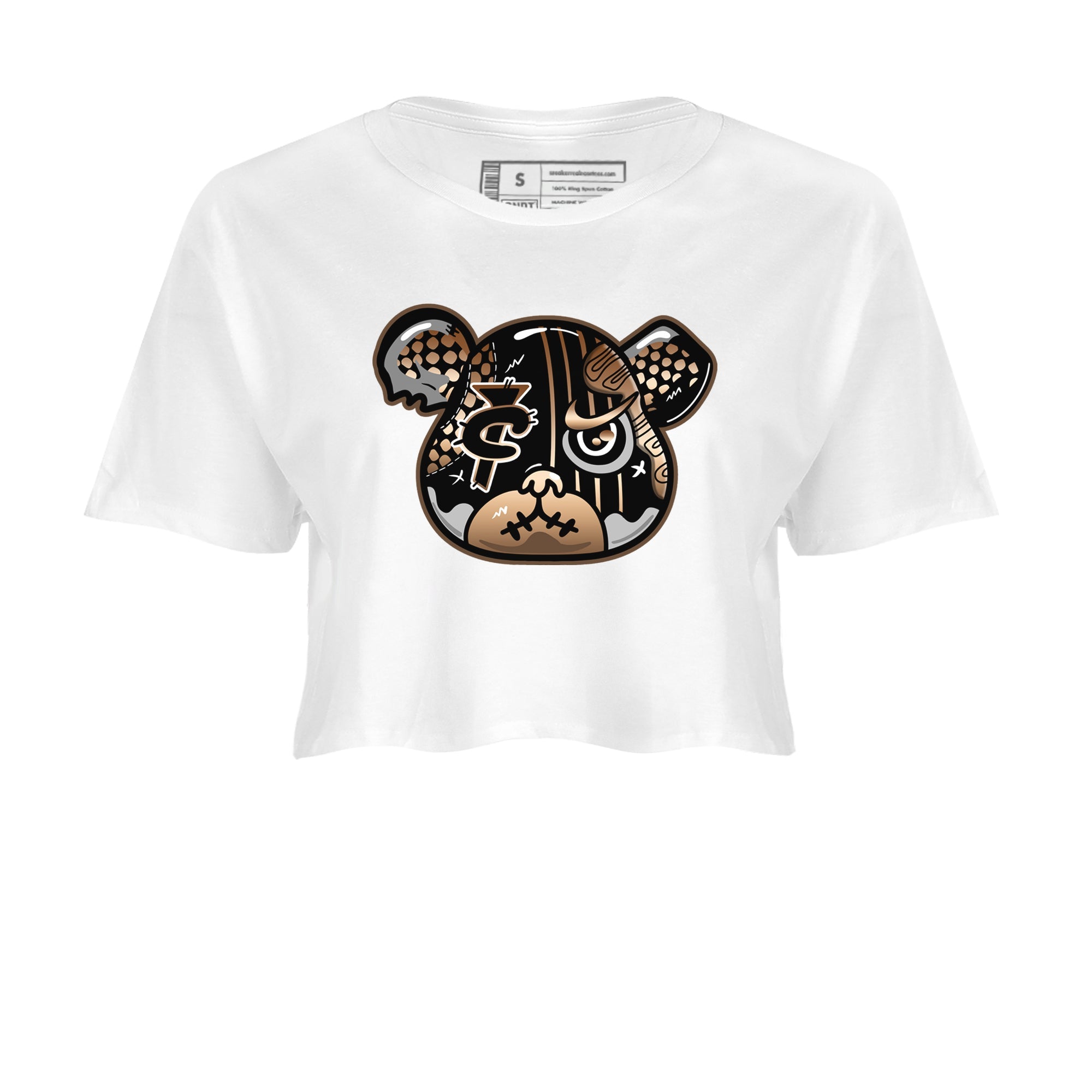 Air Foamposite 1 Metallic Copper Shirts To Match Jordans Foamposite Bear Sneaker Shirts Air Foamposite One Metallic Copper SNRT Sneaker Release Tees Unisex Cotton Crew Neck White 2 Crop Shirts