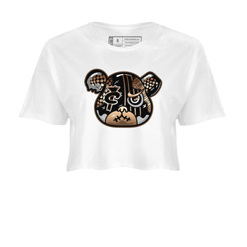 Air Foamposite 1 Metallic Copper Shirts To Match Jordans Foamposite Bear Sneaker Shirts Air Foamposite One Metallic Copper SNRT Sneaker Release Tees Unisex Cotton Crew Neck White 2 Crop Shirts