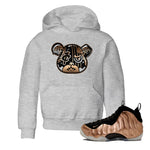 Air Foamposite 1 Metallic Copper Shirts To Match Jordans Foamposite Bear Sneaker Shirts Air Foamposite One Metallic Copper SNRT Sneaker Release Tees Baby Youth Toddler Heather Grey 1 crew neck shirts