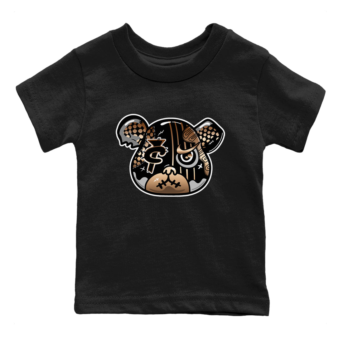 Air Foamposite 1 Metallic Copper Shirts To Match Jordans Foamposite Bear Sneaker Shirts Air Foamposite One Metallic Copper SNRT Sneaker Release Tees Baby Youth Toddler Black 2 crew neck shirts