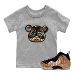 Air Foamposite 1 Metallic Copper Shirts To Match Jordans Foamposite Bear Sneaker Shirts Air Foamposite One Metallic Copper SNRT Sneaker Release Tees Baby Youth Toddler Heather Grey 1 crew neck shirts