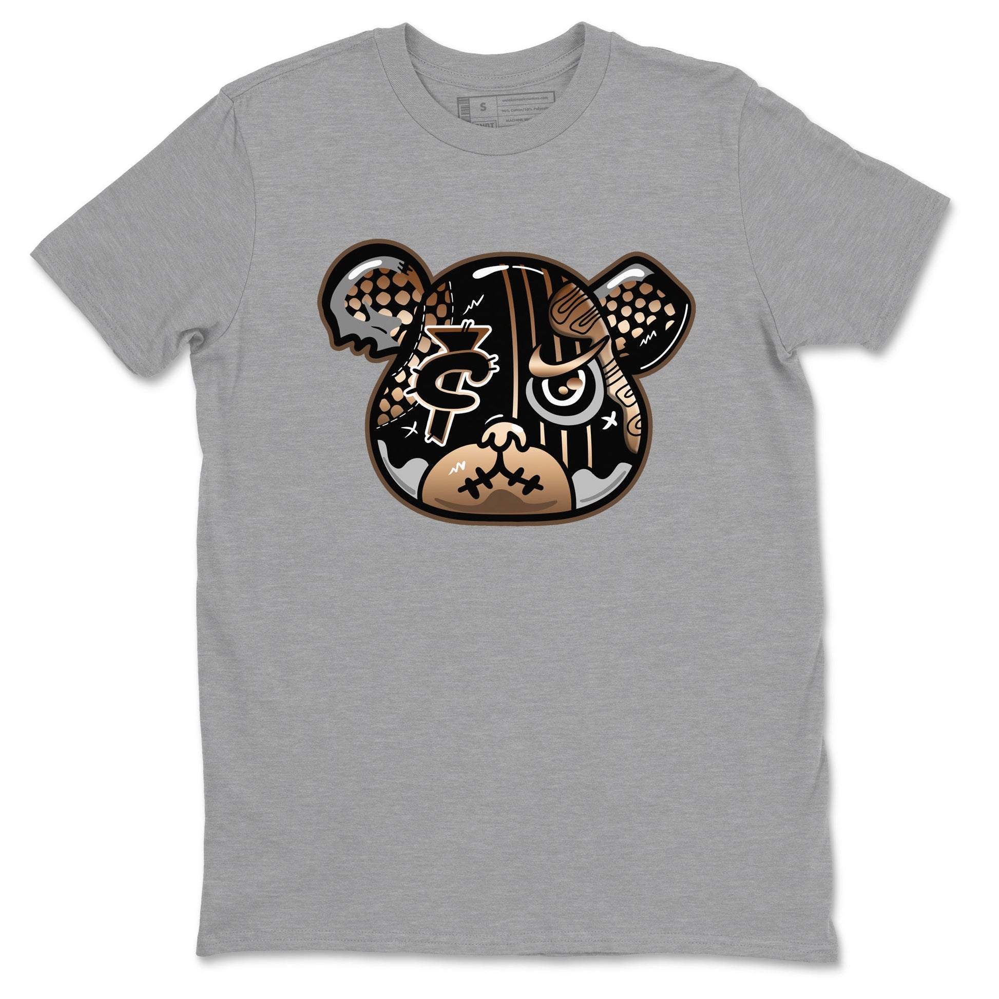 Air Foamposite 1 Metallic Copper Shirts To Match Jordans Foamposite Bear Sneaker Shirts Air Foamposite One Metallic Copper SNRT Sneaker Release Tees Unisex Cotton Crew Neck Heather Grey 2 crew neck shirts