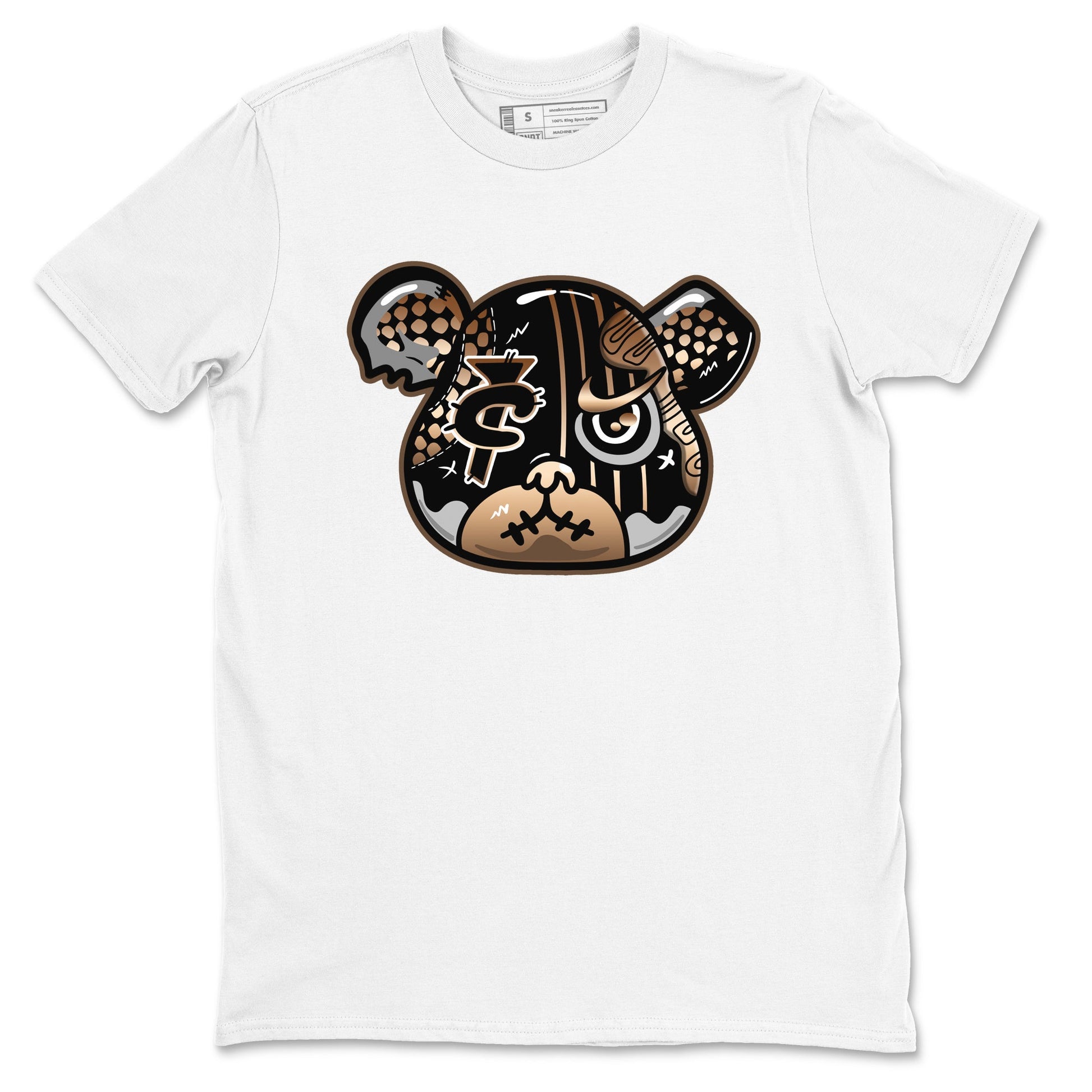 Air Foamposite 1 Metallic Copper Shirts To Match Jordans Foamposite Bear Sneaker Shirts Air Foamposite One Metallic Copper SNRT Sneaker Release Tees Unisex Cotton Crew Neck White 2 crew neck shirts