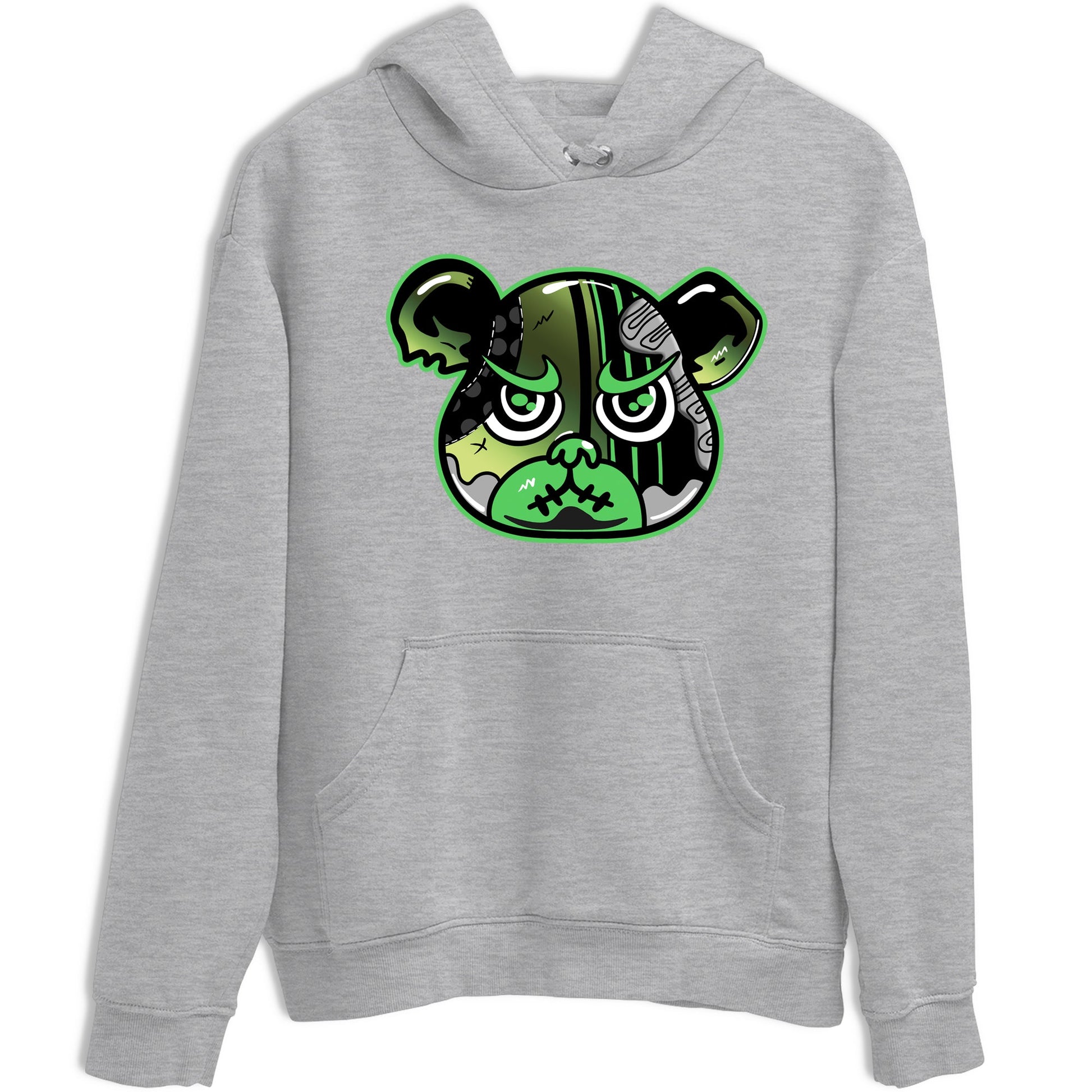 Sneaker match tees – Sneaker Tees To Match Air Foamposite One Pine Green Shoes – Foamposite Bear Tee Heather Grey 2