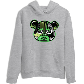 Sneaker match tees – Sneaker Tees To Match Air Foamposite One Pine Green Shoes – Foamposite Bear Tee Heather Grey 2