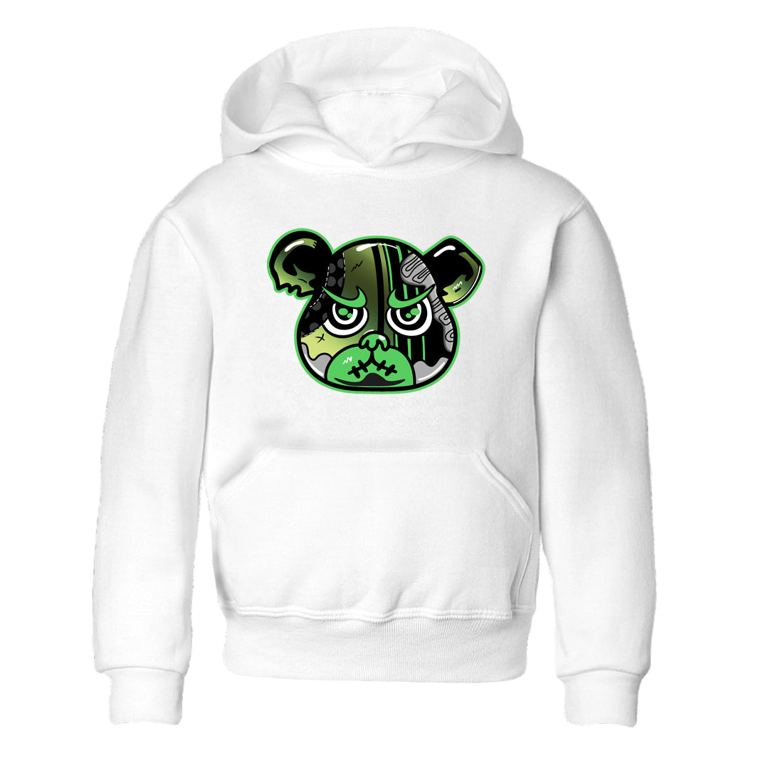 Sneaker match tees – Sneaker Tees To Match Air Foamposite One Pine Green Shoes – Foamposite Bear Kids T-Shirt White 2