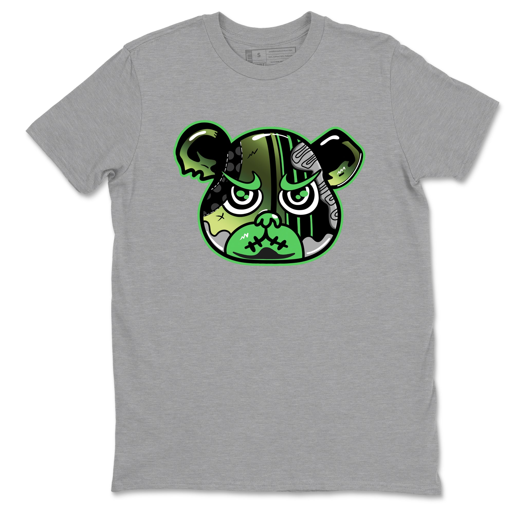 Sneaker match tees – Sneaker Tees To Match Air Foamposite One Pine Green Shoes – Foamposite Bear Tee Heather Grey 2