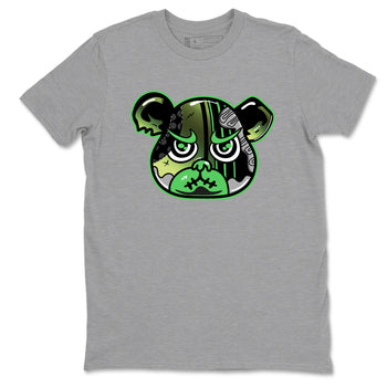 Sneaker match tees – Sneaker Tees To Match Air Foamposite One Pine Green Shoes – Foamposite Bear Tee Heather Grey 2