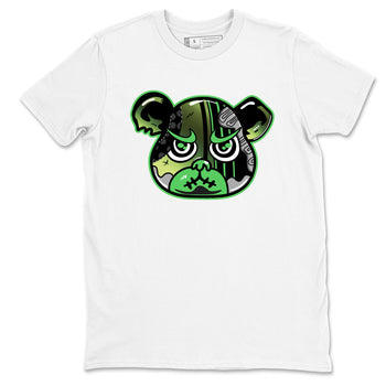Sneaker match tees – Sneaker Tees To Match Air Foamposite One Pine Green Shoes – Foamposite Bear Tee White 2